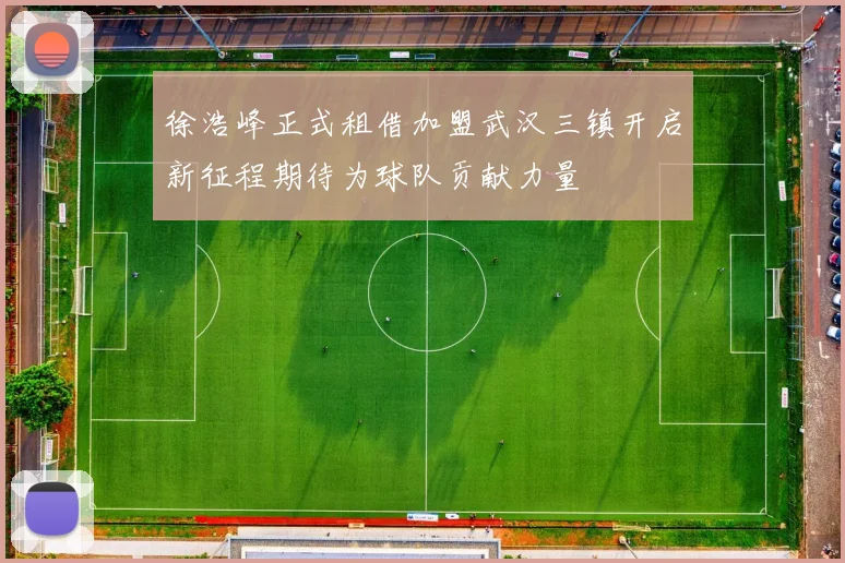 徐浩峰正式租借加盟武汉三镇开启新征程期待为球队贡献力量